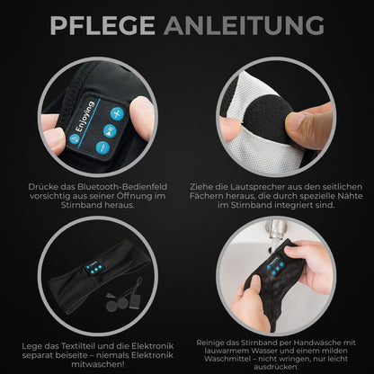 Pisten Sound - Bluetooth Stirnband mit Hi-Fi Audio