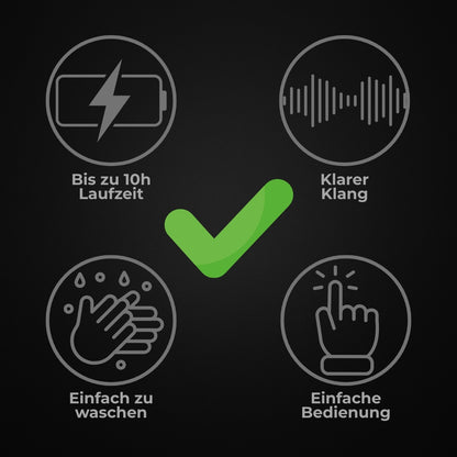 Pisten Sound - Bluetooth Stirnband mit Hi-Fi Audio